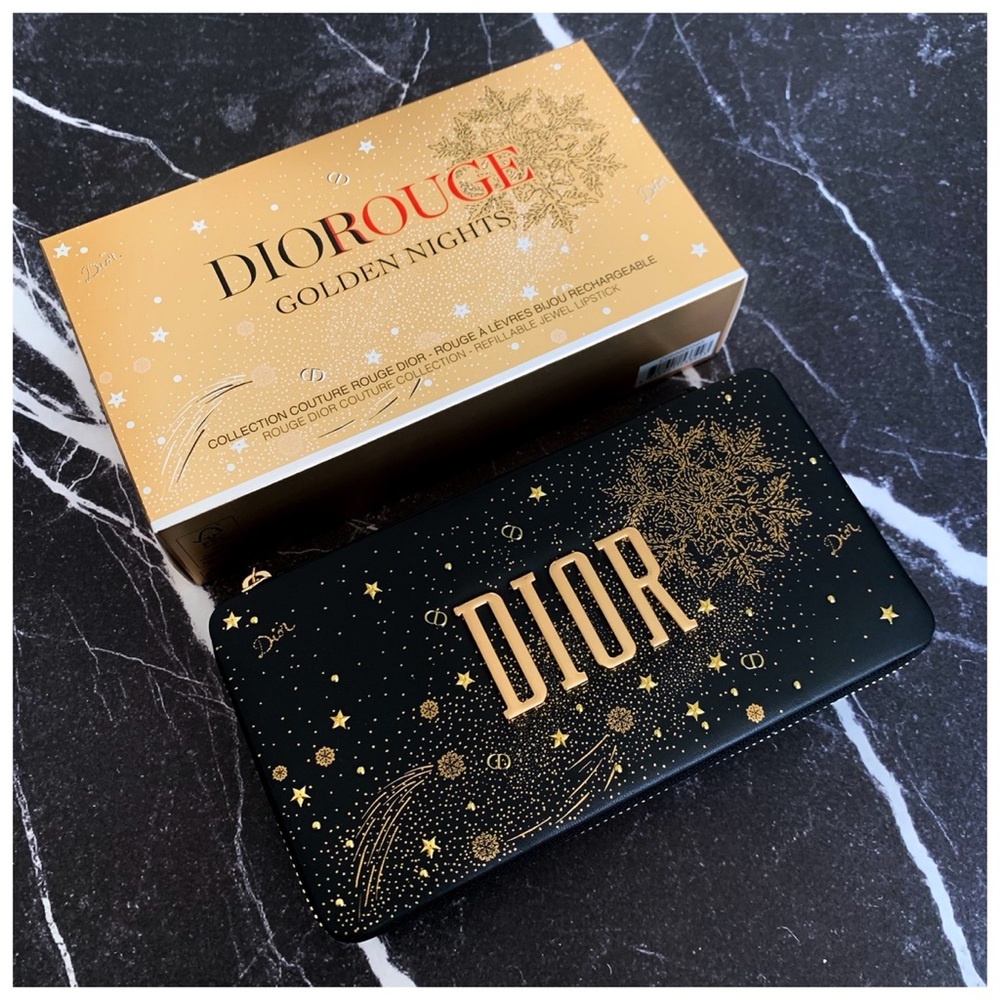 Dior Limited Edition Rouge Golden Nights Collection Clutch Handbag Case Only NEW